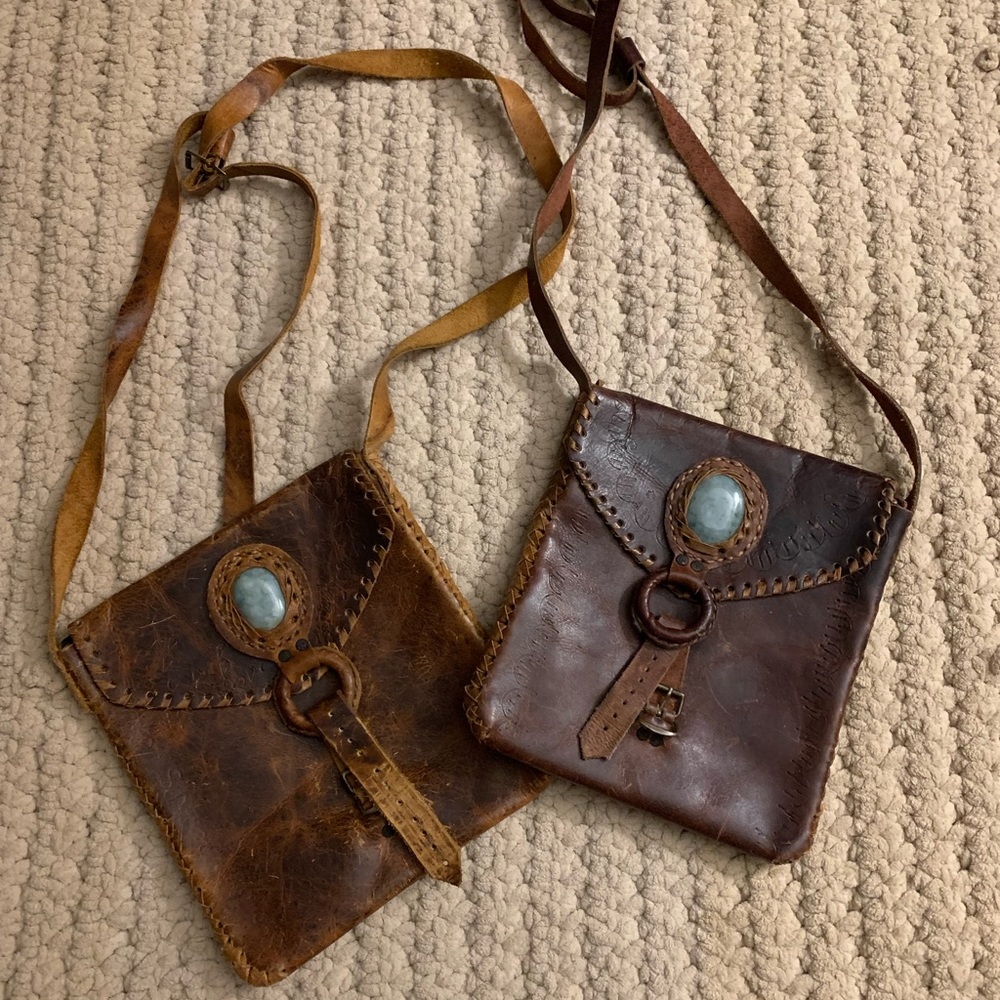 Genuine Leather Cross Body Purse